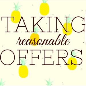 Reasonable offers always welcome!